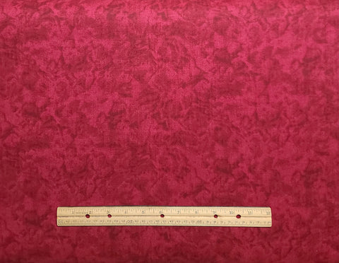 Dark Raspberry Colored Tonal Blender Fabric - Selvage to Selvage Print