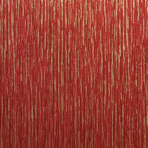 JoAnn Fabrics - Red, Dark Red, Gold Metallic Striated Fabric