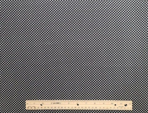 JoAnn Fabrics - Black Fabric / White Dot Print