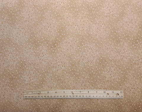 Fusions 4070 Judy Hand Robert Kaufman - Beige and Tan Tonal Packed Flower Vine Print Fabric