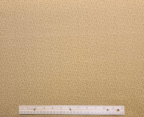 Quilt Club Collection 2004 Thimbleberries RJR Fashion Fabrics - Gold Fabric / Light Brown Diamond Print