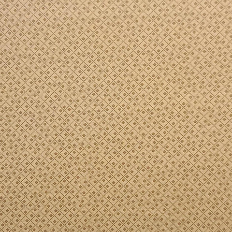 Quilt Club Collection 2004 Thimbleberries RJR Fashion Fabrics - Gold Fabric / Light Brown Diamond Print