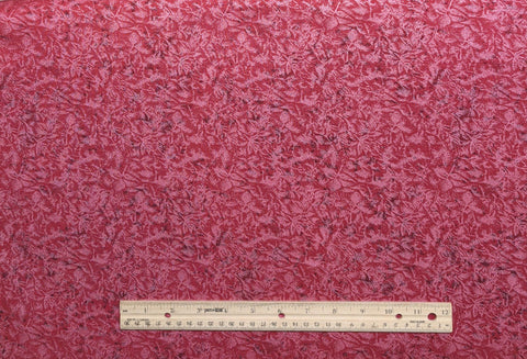 Fairy Frost CM0376 SW11 Scarlet Michael Miller Fabrics - Scarlet Tonal Fabric / Pink Frost