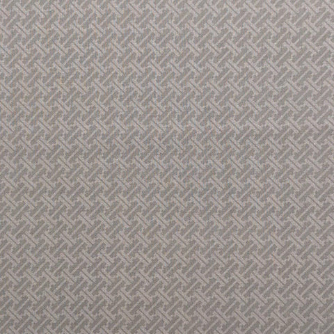 Taupe and Mushroom-Colored Basketweave Print Fabric - Selvage to Selvage Print