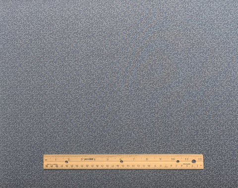 Blue Fabric / Navy Vine Print