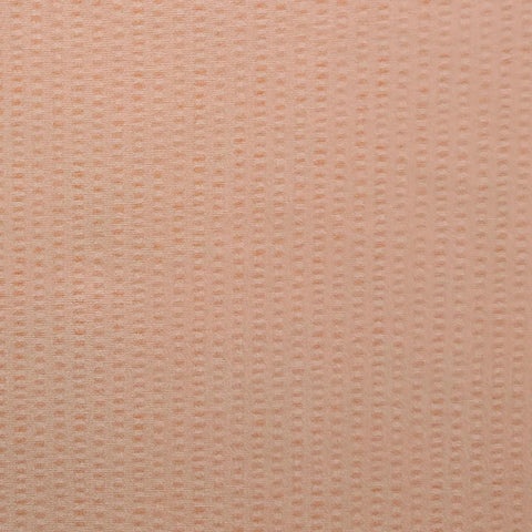 Light Coral Colored Fabric / Dark Coral Dash Print - Selvage to Selvage Print