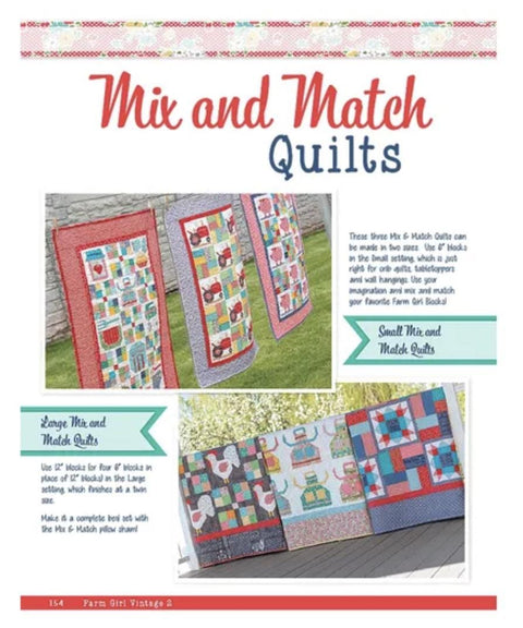 Farm Girl Vintage 2 Book / Lori Holt of Bee in my Bonnet #ISE-931