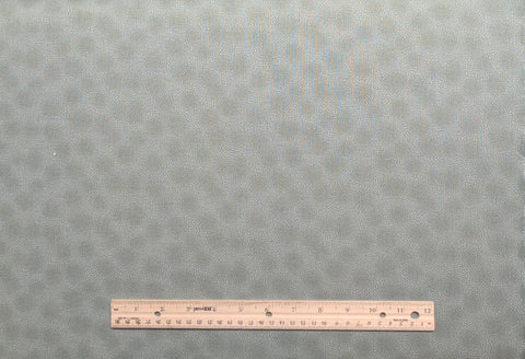 Dark Green Tone-on-Tone Packed Flower Print Fabric - Selvage to Selvage Print