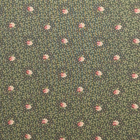 Yours Truly 358 Eleanor Burns for Benartex - Sage Green Tone-on-Tone Dot Print Fabric