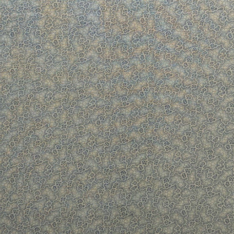 Moss Green Tone-on-Tone Packed Dot Print Fabric - Selvage to Selvage Print