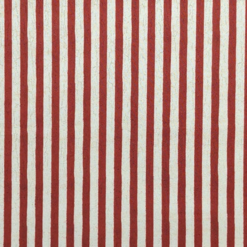 We the People Stephanie Marrott for WP - White Fabric / Gold Crackle, Red Stripe Print
