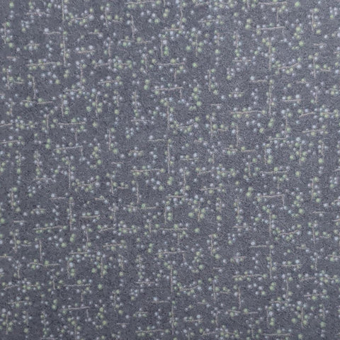 Winter Forest 6606 Holly Taylor for Moda - Blue Flannel Fabric / Light Blue, Gray Print