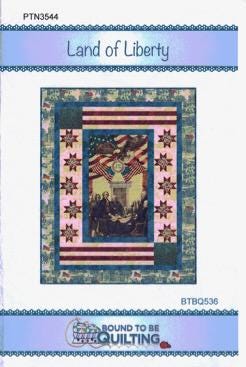 Kit - Land of Liberty Panel Quilt Kit (60"x76") - America 250 by Northcott Studio / Pattern by Bound to be Quilting