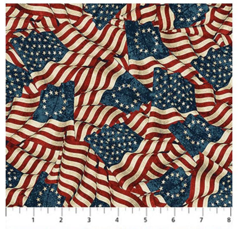 America 250 - Stonehenge by Linda Ludivico for Northcott Fabric HALF YARD Bundle