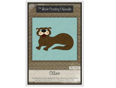 The Whole Country Caboodle / Otter Precut Applique Pack Leann Anderson 2021