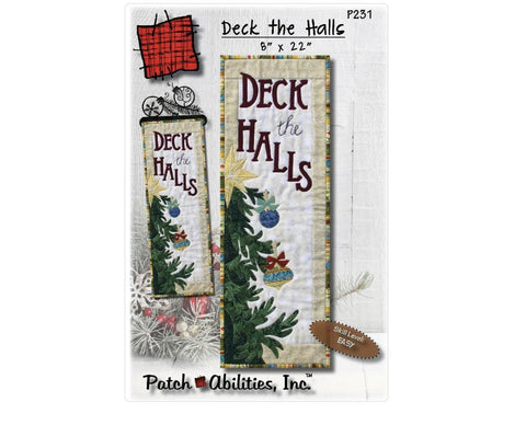 Deck the Halls Pattern P231H by Patch Abilities / Includes Hanger