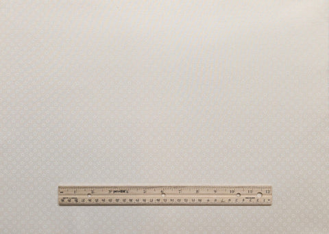 Maywood Studio - Oatmeal Colored Fabric / White Star Print