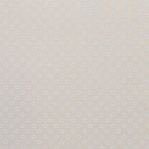 Maywood Studio - Oatmeal Colored Fabric / White Star Print