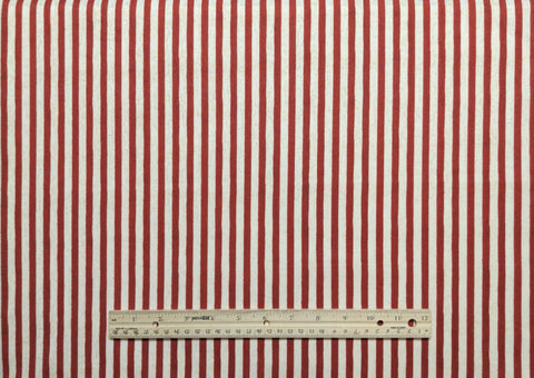 We the People Stephanie Marrott for WP - White Fabric / Gold Crackle, Red Stripe Print