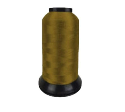 Jenny Haskins Rayon Embroidery Thread - RNK Distributing - #0554 Green Gold