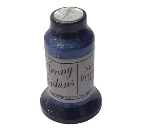Jenny Haskins Metallic Embroidery Thread - RNK Distributing - G34 Sky Blue Metallic / 800M Spool