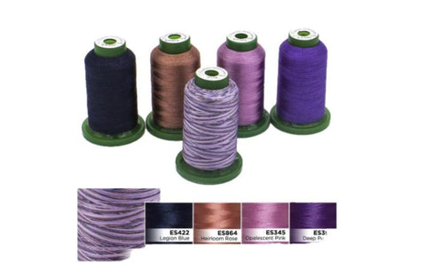 Medley Color Play 40wt 100% Polyester Thread Kit / (5) 1000M Snap Spools / MADISON COLLECTION Item #CPKV115