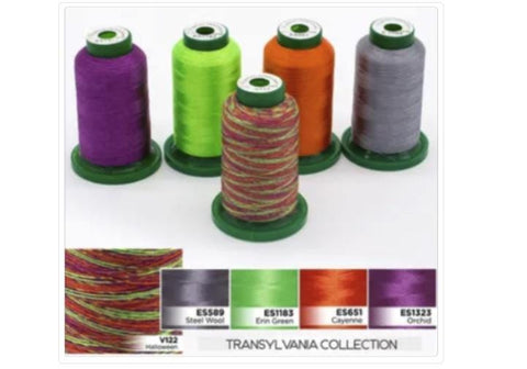 Medley Color Play 40wt 100% Polyester Thread Kit / (5) 1000M Snap Spools / TRANSYLVANIA COLLECTION Item #CPKV122
