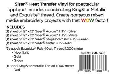 Dime Winter Whimsy Vinyl Applique Kit - XMAXVAK