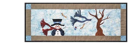 Stitch by Number Snowy Blowy Table Topper or Wallhanging