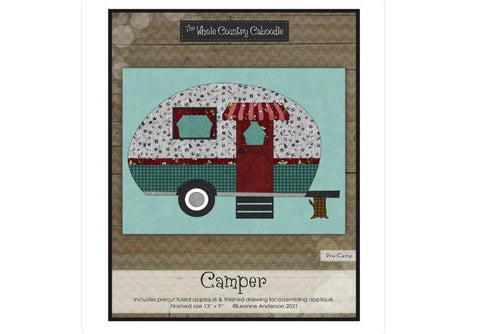 The Whole Country Caboodle / Camper - Precut Fused Applique Pack / Leanne Anderson 2021