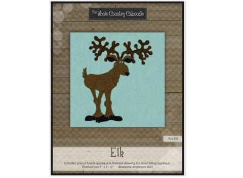 The Whole Country Caboodle / Elk - Precut Fused Applique Pack / Leanne Anderson 2021