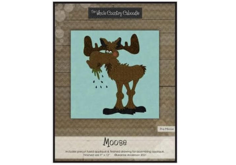 The Whole Country Caboodle / Moose - Precut Fused Applique Pack / Leanne Anderson 2021