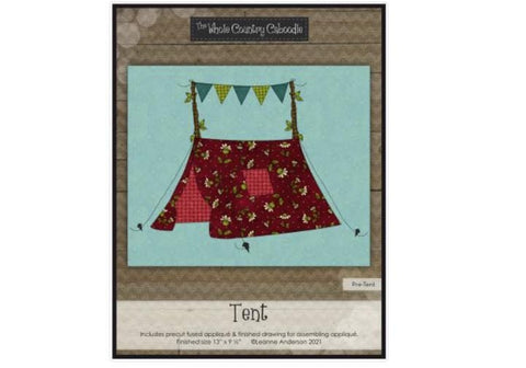 The Whole Country Caboodle / Tent - Precut Fused Applique Pack / Leanne Anderson 2021