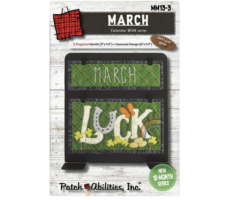 Block of the Month Series by Patch Abilities Inc - March (Pattern Only) MM13-3