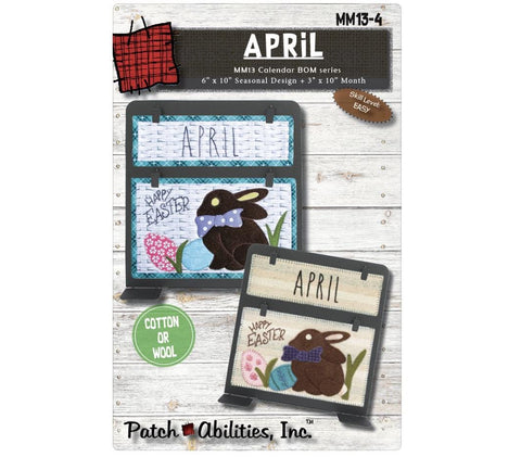 Block of the Month Series by Patch Abilities Inc - April (Pattern Only) MM13-4