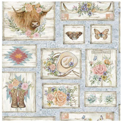 Highland Ranch SPR81429-160028 Highland Patch by Susan Winget for Springs Creative