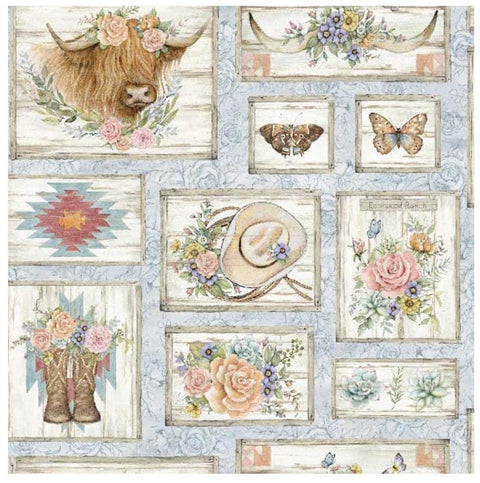 Highland Ranch SPR81429-160028 Highland Patch by Susan Winget for Springs Creative
