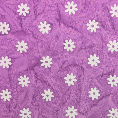 BATIK - Expressions Daisy Dots BT23405-176 Purple Haze Fabric / White Flower Tjap