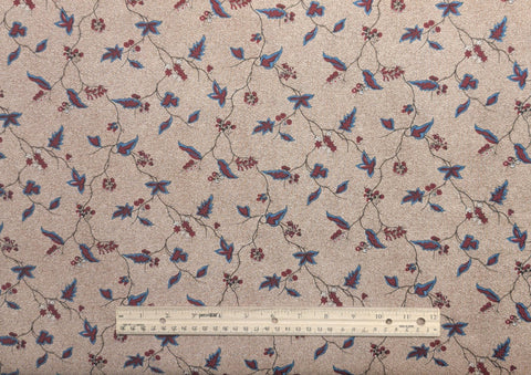 Wrens & Friends Gina Martin for Moda #10007 - Seafoam Green Fabric / Aqua Print