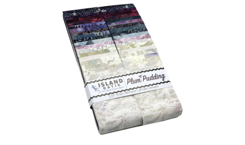 Island Batik Plum Pudding Strip Set / (40) 2.5"x44" Fabric Strips ST-ISBPLP