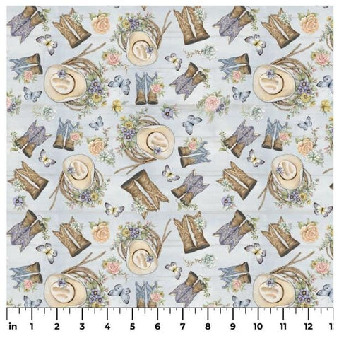 Highland Ranch SPR81423-160028 Tossed Boots by Susan Winget for Springs Creative