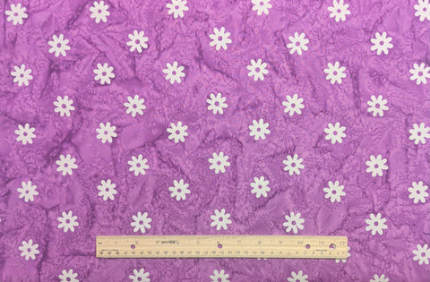 BATIK - Expressions Daisy Dots BT23405-176 Purple Haze Fabric / White Flower Tjap