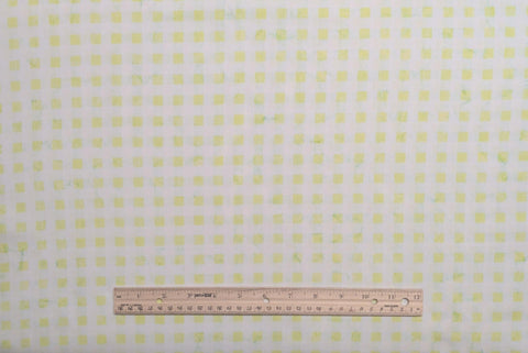 BATIK - Expressions Daisy Dots BT23404-313 Chartreuse Plaid Fabric