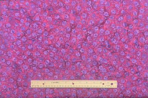 BATIK - Expressions Daisy Dots BT23402-187 Masquerade Berry Fabric / Purple Flower Tjap
