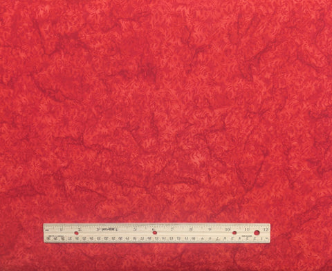 BATIK - Let Freedom Reign Expressions BT23196-217 - Red Tone-on-Tone Vine Print