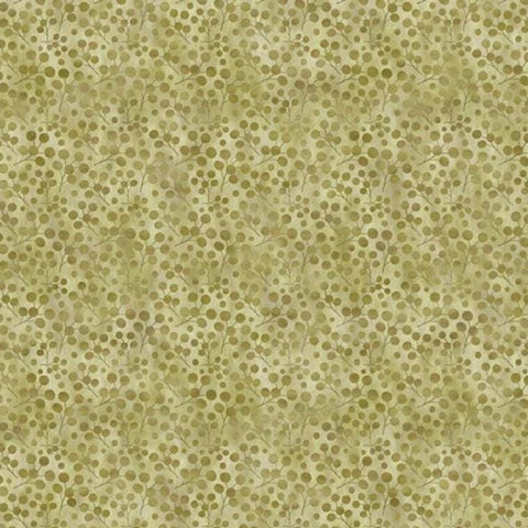 Autumn Celebration Berries Green 9AUT-2 by Jason Yenter for In the Beginning Fabrics