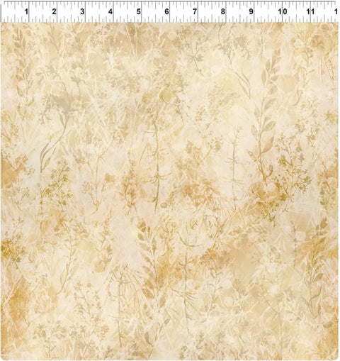 Reflections of Autumn II 33RA-1 Twigs - Cream by Jason Yenter for In the Beginning Fabrics