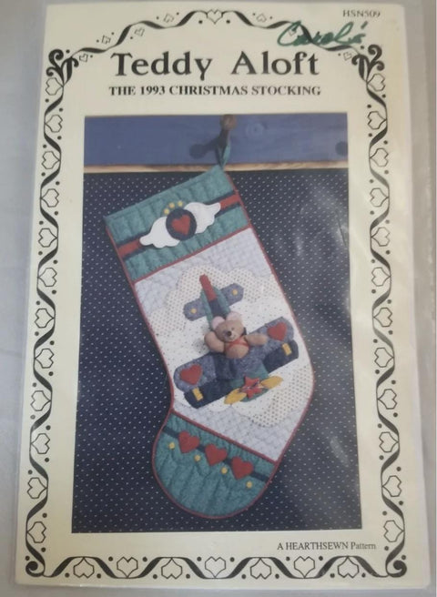 Hearthsewn Vintage Christmas Stockings Pattern Set of 3 designed by Jodi Warner