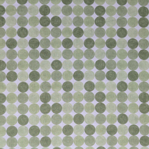 Love U by Deb Strain for Moda 19369-14 - White Fabric / Green Multi-Tone Dot Print