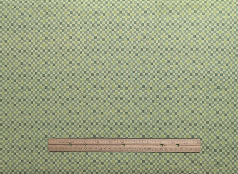 Breeze PWSP-4 2010 by Wendy Slotboom for In the Beginning Fabrics - Green Tonal Checkerboard Print Fabric